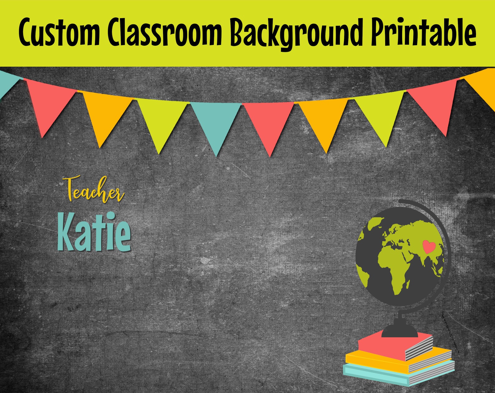 Vipkid Background Gogokid backdrop Custom sign Teacher | Etsy