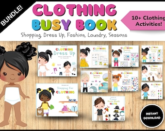 Clothing & Dress Up Busy Book