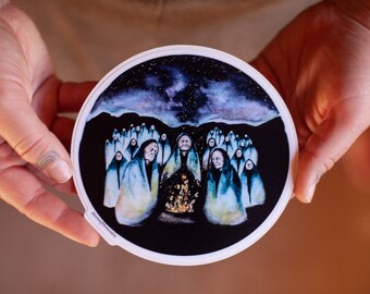 Vinyl Sticker 5x5 “Grandmother Moon”