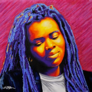 STUNNING! Tracy Chapman poster/ print, by Alisa Meier; Fast Car; Talkin' About a Revolution; Give Me One Reason