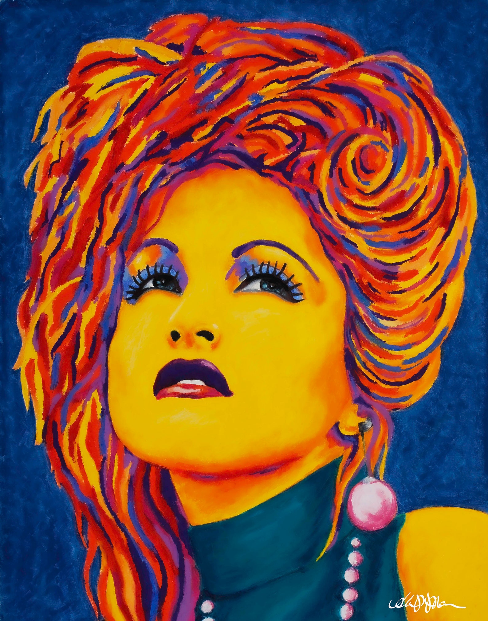 NEW Cyndi Lauper poster / print 12 x 15 from original Etsy
