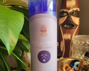 Protection Intention Candle: Spiritual Blue Candle
