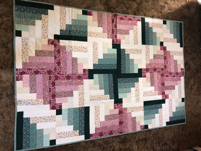 Kaleidoscope lap quilt