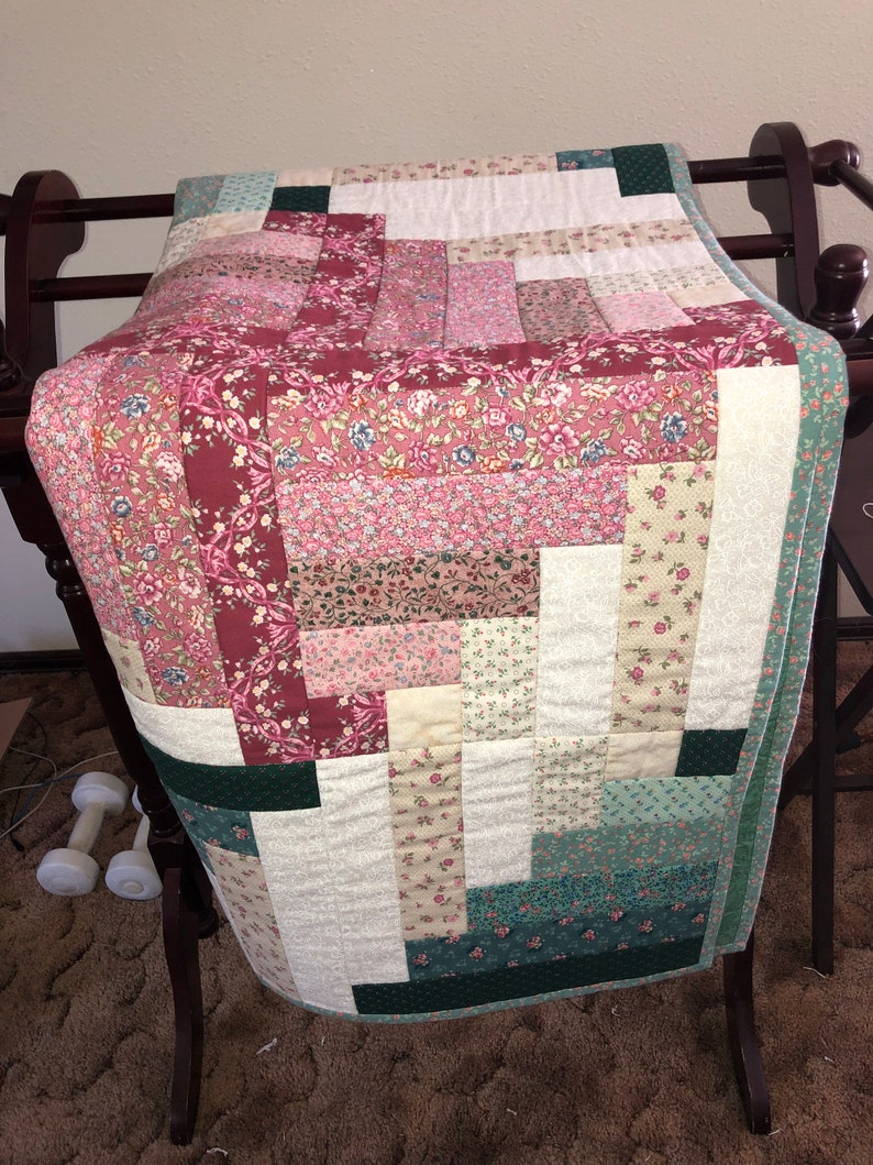 Kaleidoscope lap quilt
