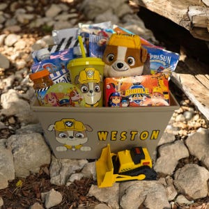 Personalized Kid’s Gift Basket – Gift Box with Toys, Activities & Treats | Themed Children’s Gift Set