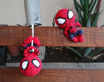 Wzór amigurumi, Spiderman szydełkowy, 15-stronicowy plik PDF do natychmiastowego pobrania, w języku angielskim