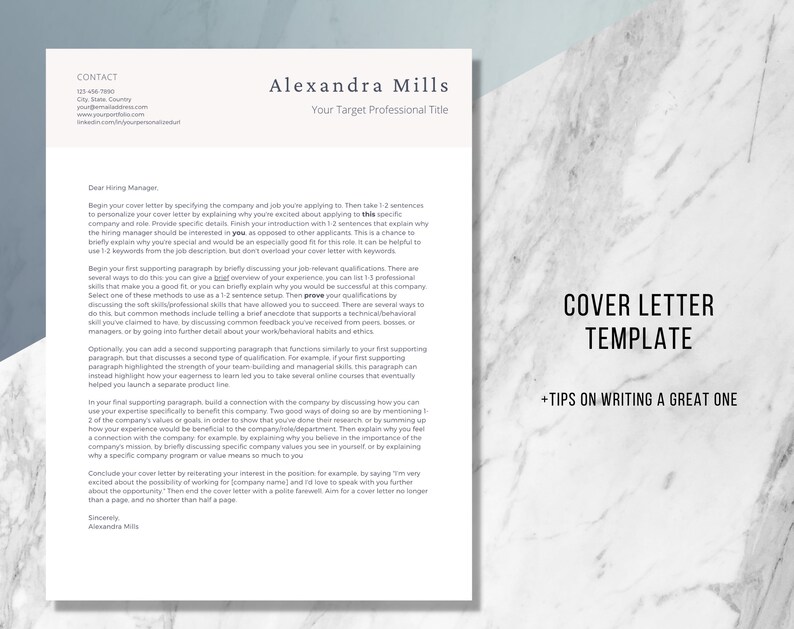 canva-resume-template-canva-cv-template-modern-resume-etsy