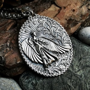 Lada Goddess necklace, Goddess Freya pendant, Slavic Pagan Jewelry, Occult Jewelry, Goddess pendant