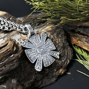 Slavic Kres Power jewelry Slavic pagan amulet Slavic pendant Norse pagan Pagan necklace Witchcraft jewelry Viking necklace Gothic necklace