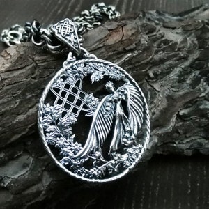 Lada Goddess necklace, Goddess Freya pendant, Slavic Pagan Jewelry, Occult Jewelry, Goddess pendant, Gift for her