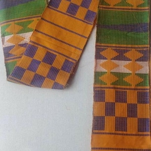 Authentic Woven kente strand/strip Made in Ghana