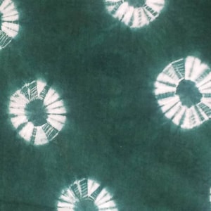Tye and dye fabric, made in Ghana