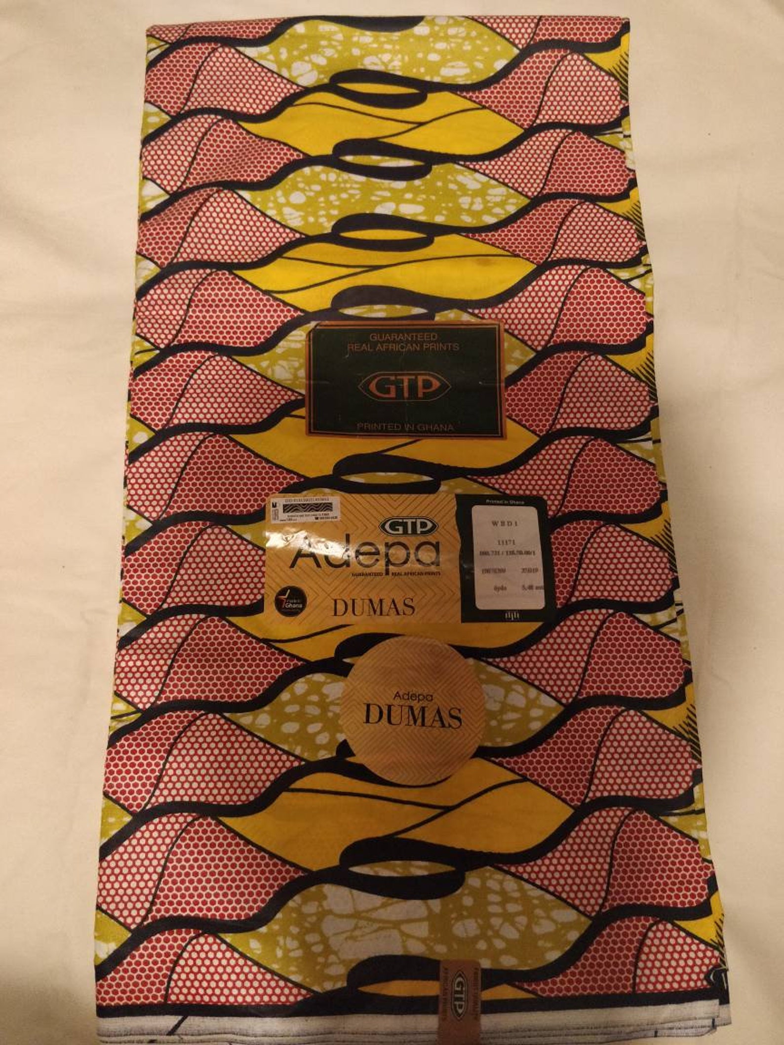 GTP African Fabric Printed in Ghana Adepa Dumas Etsy