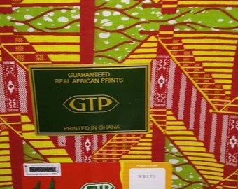 GTP african  fabric, printed in Ghana