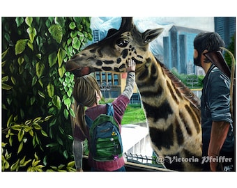 The Last of Us Acrylic Painting Art Print