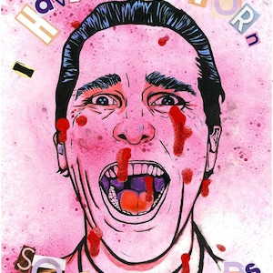 American psycho print