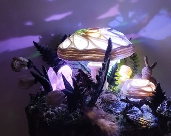Lampe champignon miniature « Forest Glade »