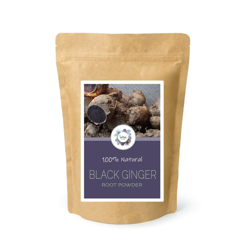 ORGANIC BLACK GINGER Root Powder Kaempferia parviflora Etsy