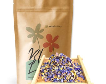 Ground Blue Lotus Flower, 100% Natural Blue Lily Herb