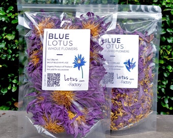 Organic Egyptian Blue Lotus · Premium Blue Lotus Flowers · Chakra Lotus · Meditation Tea · Tea for Yoga · Buddhism