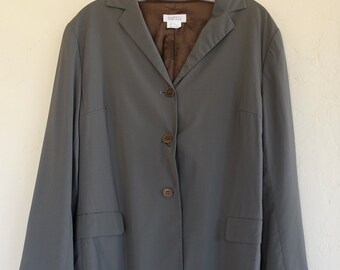 Barneys NY Wom 10 Tropical Wool Jacket Made in Italy
