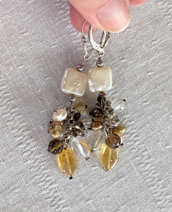 Long Gemstone Chacha Earrings from Fortunoff - image 5