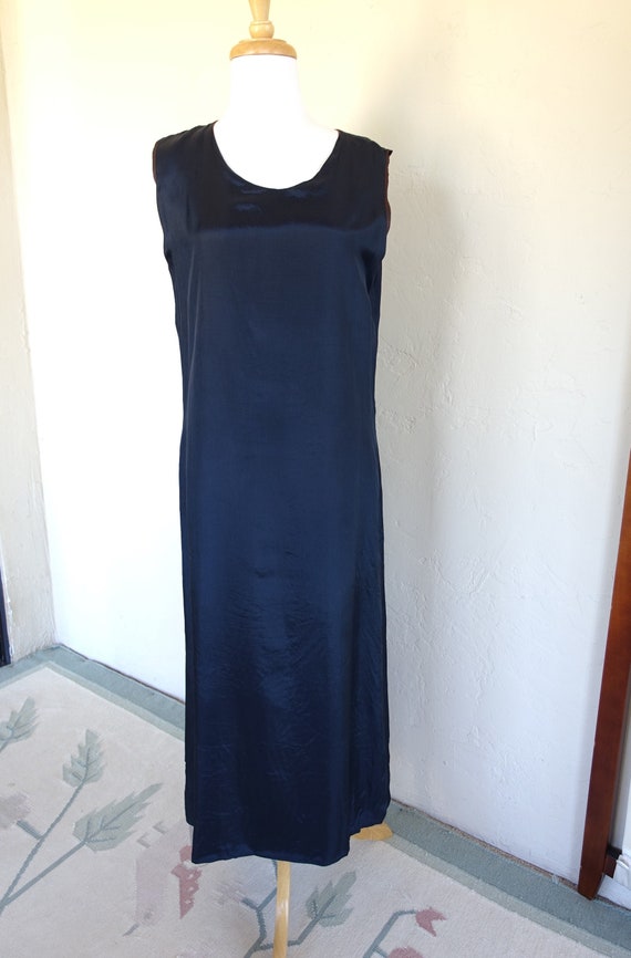 Charivari Designer Dress Blue/Brown Circa 1996