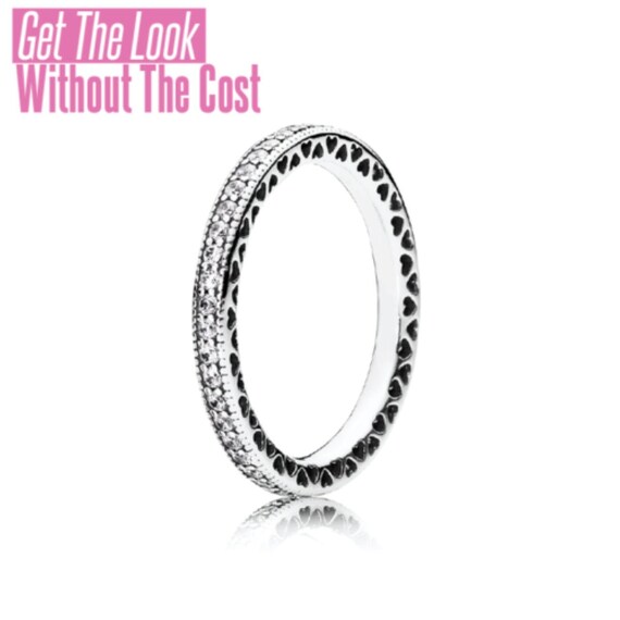 pandora 2 heart ring