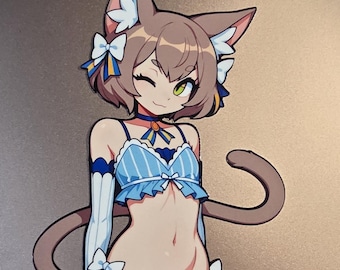 Cute Felix Argyle decal sticker | Femboy sticker anime vinyl waterproof