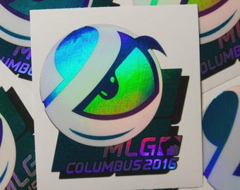 Columbus 2016 MLG Holo Sticker | Holographic Decals Luminosity Splyce CS2 Counter strike sticker CSGO