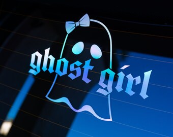 Ghost Girl vinyl decal cute car window sticker lil peep GBC sadgirls