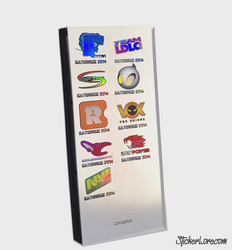 Katowice 2014 (holo) BORDERLESS CSGO Counter Strike Sticker Holographic Vinyl Decals - iBP Titan Dignitas image 2