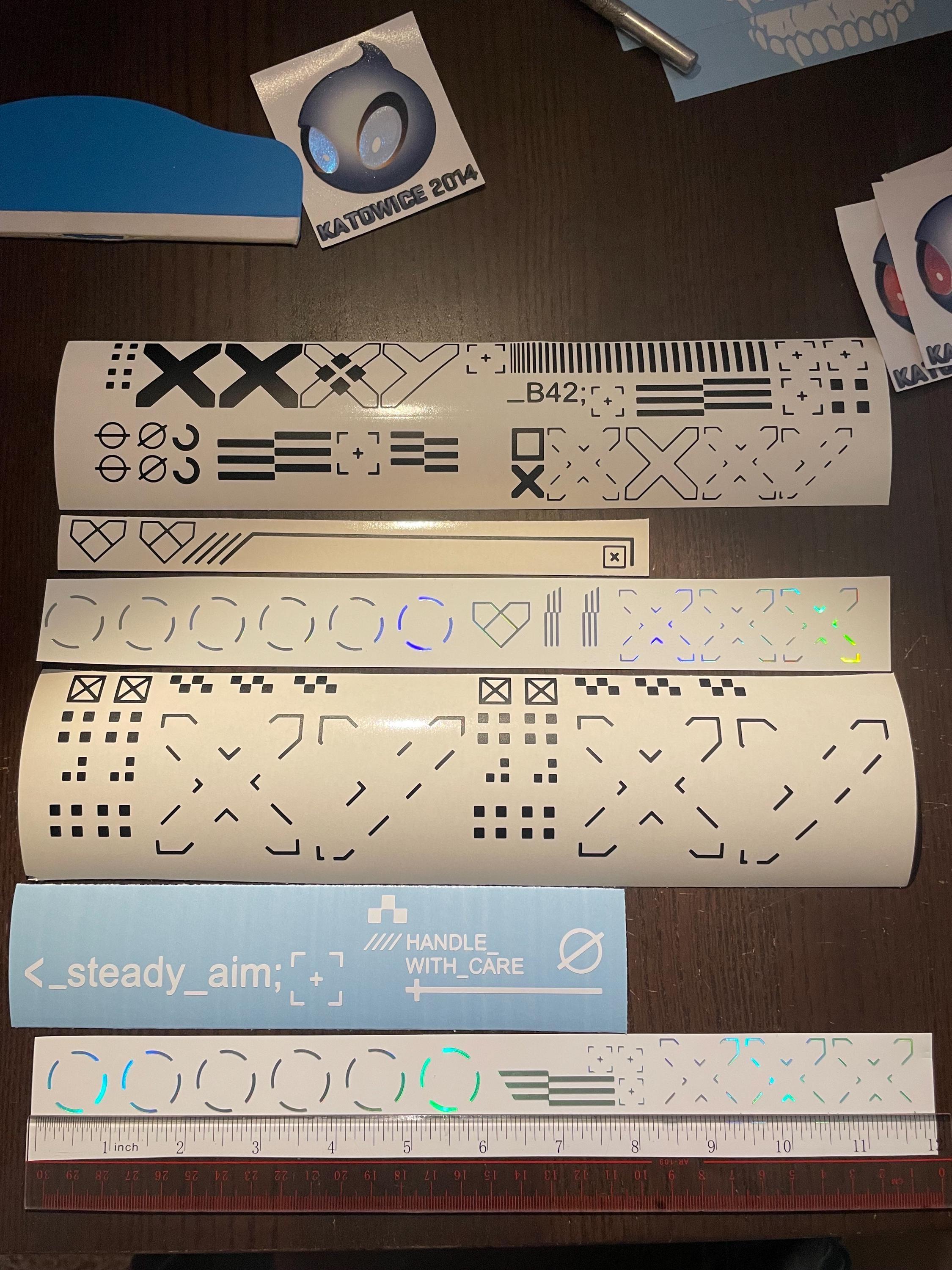 Printstream Decal Sticker Pack | PC Case Decals CS2 CSGO Gaming Sticker ...