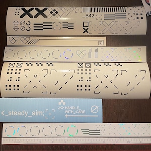 Custom Printstream decal pack (True size) Holographic sticker vinyl decal pack