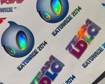 Borderless Katowice 2014 die-cut full print decal csgo stickers CS2 iBP Titan holographic Dignitas vinyl decals