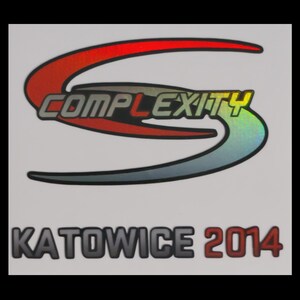 Katowice 2014 (holo) BORDERLESS CSGO Counter Strike Sticker Holographic Vinyl Decals - iBP Titan Dignitas Complexity