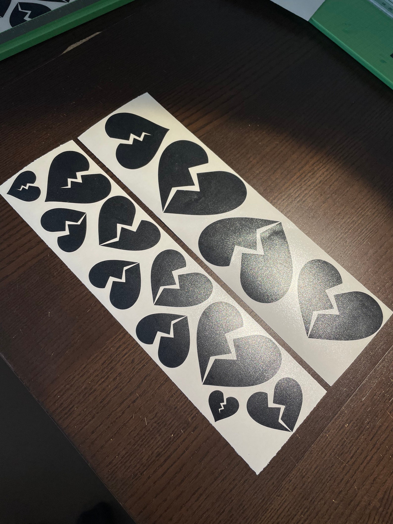 Pack of 14 Broken Hearts Car Decals Die Cut Stickers Sadboyz Etsy