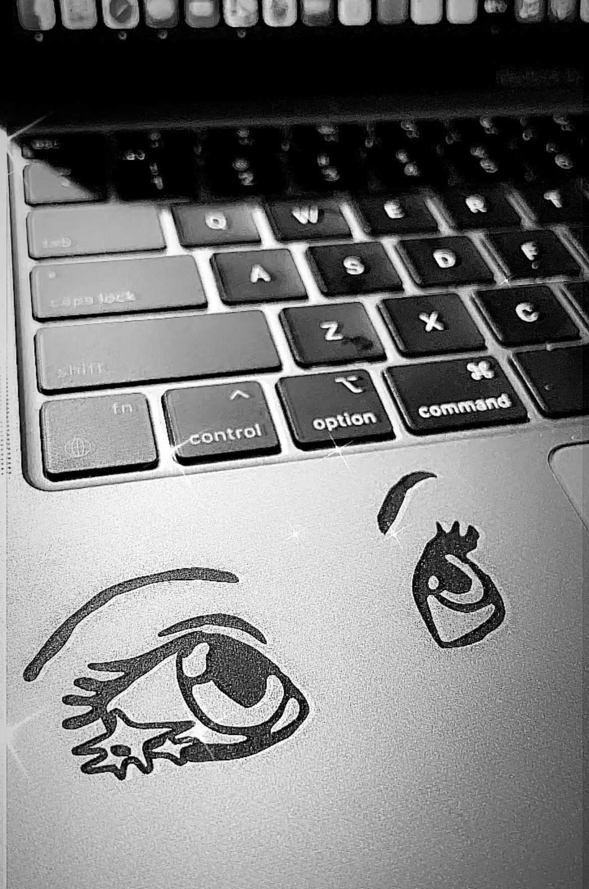 Aesthetic Anime Eyes vinyl decal drain gang