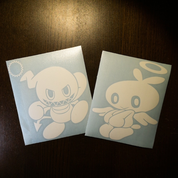 Sonic: Chao Vinyl Sticker Set Chao Hero Chao Dark Chao 