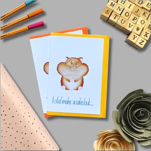 Carte d'anniversaire effrontée de hamster, carte pour un ami, carte d'anniversaire vierge, carte d'anniversaire pour enfants, carte pour amoureux des animaux, carte pour animal de compagnie