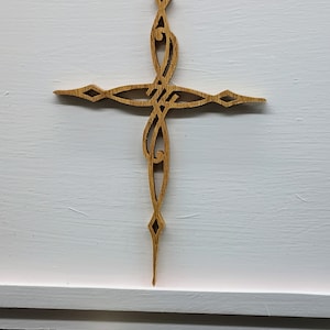 Wooden Fretwork Cross