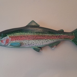 Rainbow Trout wall art 3D
