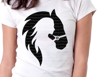 Woman Horse Lover SVG, Horse and Girl SVG, Just a Girl Who Loves Horses svg, Girl Horse Clipart, Horse Silhouette svg, Woman Horse Cricut