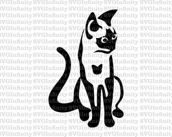 Download Siamese Cat Svg Etsy