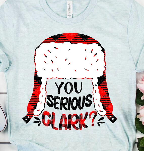 T&Twenties Women's 'You Serious Clark' Christmas Shirt - Buffalo Plaid, 3/4 Sleeve, Casual Holiday Tee - View #9