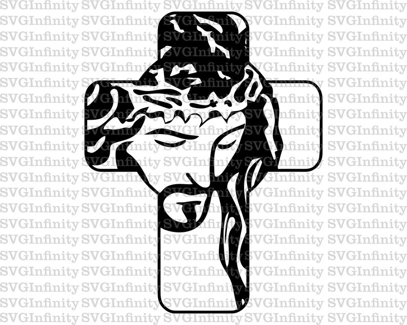 Jesus Cross SVG Bible SVG Christian Cross SVG Faith | Etsy