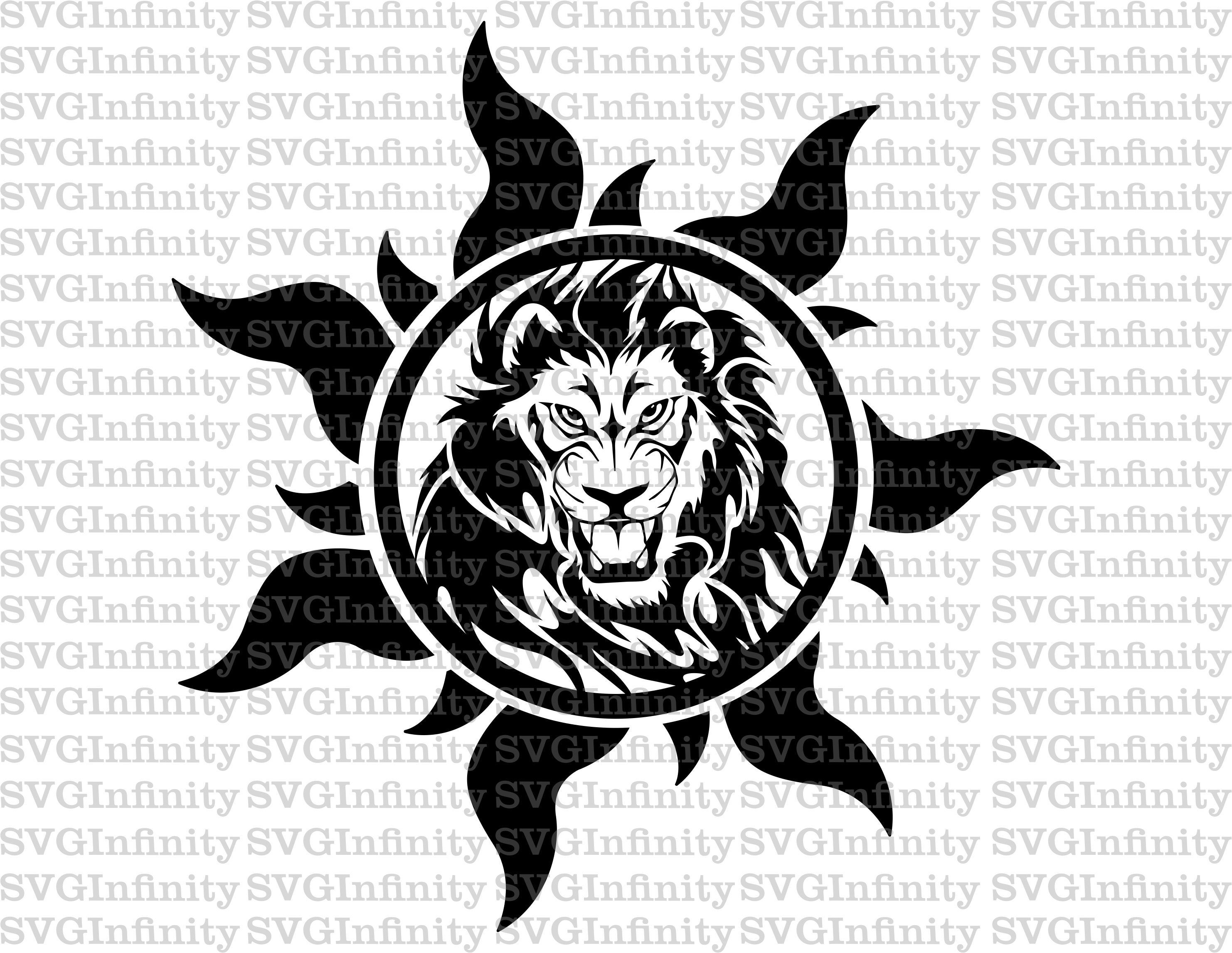 King Lion SVG Lion Head Lion Face Lion and Sun Lion - Etsy King Lion SVG Lion Head Lion Face Lion and Sun Lion - Etsy