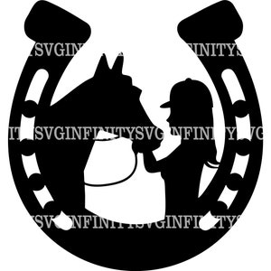 Cheval et fille SVG, Juste une fille qui aime les chevaux SVG, Femme Amoureux des chevaux SVG, Fer à cheval svg, Clipart de cheval, Silhouette de cheval, Chemise de ferme svg