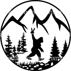 Yeti SVG, Bigfoot SVG, Sasquatch SVG, Travel Lover, Nature Lover, Yeti Clipart, Yeti Cricut, Bigfoot Clipart, Bigfoot Cricut, Nature Clipart
