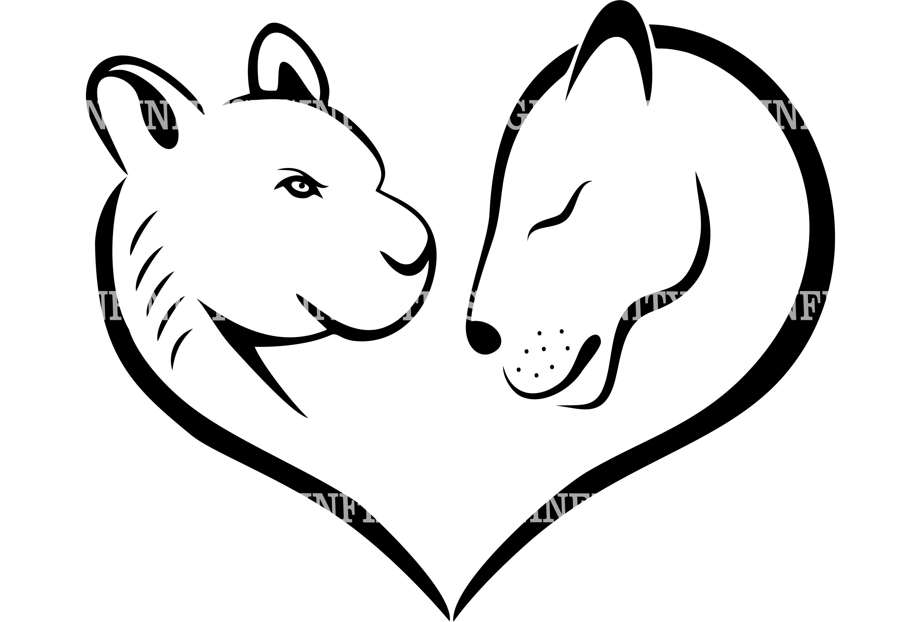 Lioness and Cub SVG, Mother's Love SVG, Mom's Love SVG, Love Forever svg, Infinity Love, Lioness Clipart, Heart Clipart, Silhouette cut file